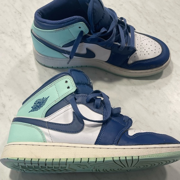 *USED* Air Jordan 1 Mid Mint Foam - Picture 11 of 14